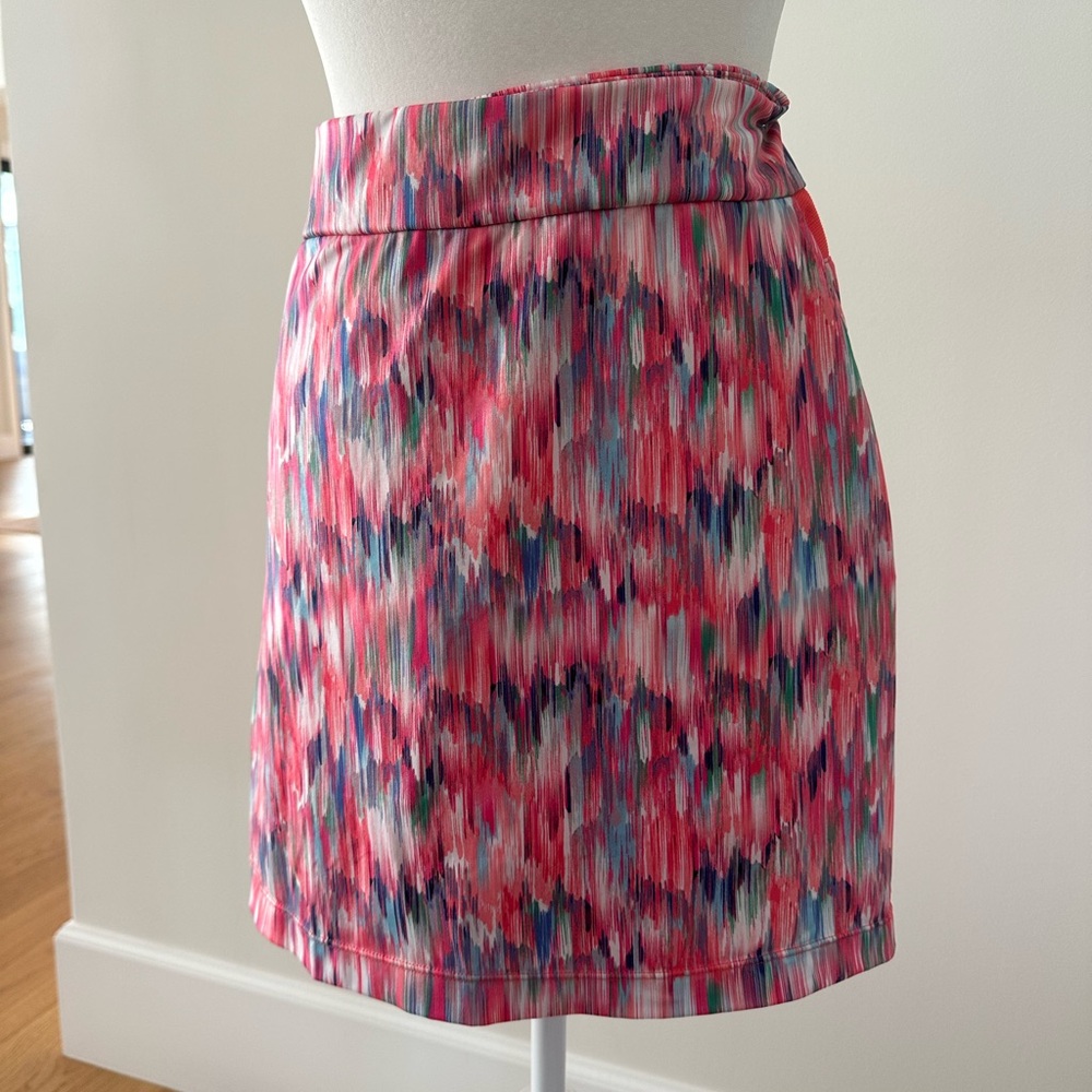 EP New York. Colorful Abstract Golf Skort